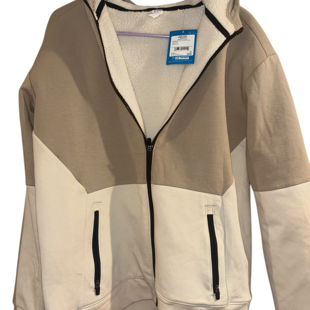 DSG Sherpa Lined Zip Hoodie Jacket NWT Boys XL Fits Womens S M